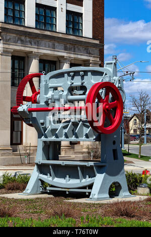 Industrielle Artefakte Kitchener Ontario Kanada Stockfoto