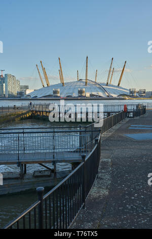 Die East India Dock Basin Stockfoto