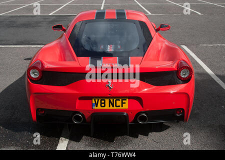 Teure klassische Sportwagen Stockfoto