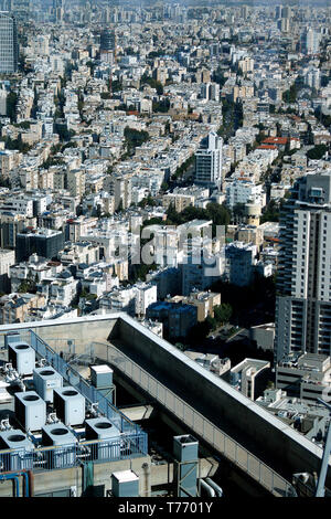 Luftbild: Skyline von Tel Aviv, Israel/Luftbild: Skyline von Tel Aviv, Israel (nur fuer redaktionelle Verwendung. Keine Werbung. Referenzdatenbank Stockfoto