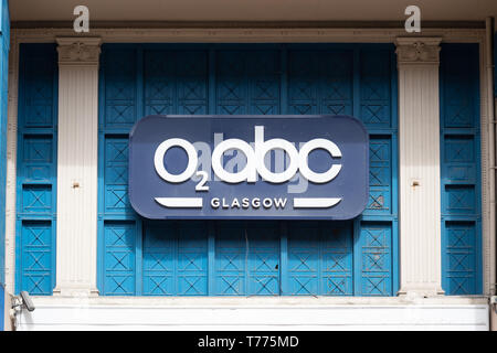O2 ABC der Sauchiehall Street, Glasgow Veranstaltungsort - bestieg, nachdem er im Jahr 2018 durch einen Brand schwer beschädigt Stockfoto