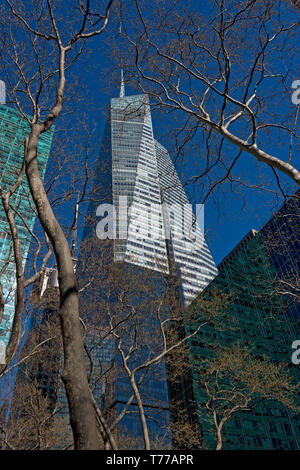 Bank of America Tower (aka One Bryant Park). Midtown Manhattan, New York City, USA. Stockfoto