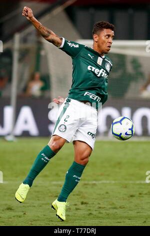 SÃO PAULO, SP - 04.05.2019: PALMEIRAS X INTERNACIONAL - Marcos Rocha während des Spiels zwischen Palmeiras vs Internacional bei Allianz Parque, West Zone von São Paulo statt. Das gleiche gilt für die 3. Runde der brasilianischen Meisterschaft 2019. (Foto: Marco Galvão/Fotoarena) Stockfoto