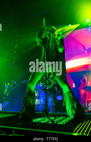 Miami Beach, FL, USA. 3. Mai, 2019. Rob Zombie führt im Fillmore Miami Beach in Miami Beach, FL Mai 3, 2018. Quelle: MPI 140/Media Punch/Alamy leben Nachrichten Stockfoto