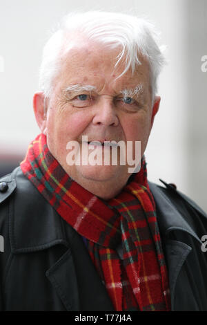 London, UK, 5. Mai 2019. CND-Aktivist Bruce Kent in den BBC Studios in London Stockfoto