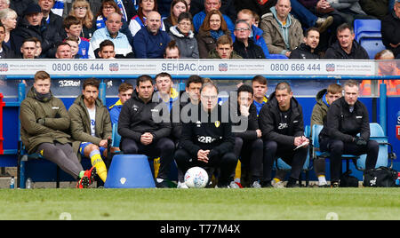 Ipswich, Großbritannien. 5 Mai, 2019. Leeds United Manager Marcelo Bielsa während Sky Bet Championship Match zwischen Ipswich Town und Leeds United am Portman Road, Ipswich am 05. Mai 2019 Credit: Aktion Foto Sport/Alamy leben Nachrichten Stockfoto