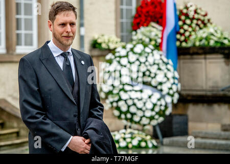 Luxemburg, Luxemburg. 04 Mai, 2019. Prinz Leka von Albanien Beerdigung von Großherzog Jean an der Kathedrale in Luxemburg, den 4. Mai 2019. Quelle: Patrick Van Katwijk |/dpa/Alamy leben Nachrichten Stockfoto