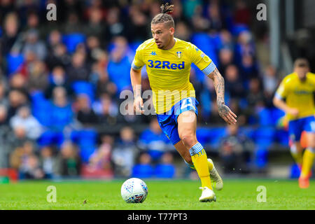 Ipswich, Großbritannien. 05 Mai, 2019. 5. Mai 2019, Portman Road, Ipswich, England; Sky Bet Meisterschaft Ipswich Town vs Leeds United; Leslie Phillips (23) von Leeds Utd mit der Kugel Credit: Georgie Kerr/News Bilder, Englische Fußball-Liga Bilder unterliegen DataCo Lizenz Credit: Aktuelles Bilder/Alamy leben Nachrichten Stockfoto