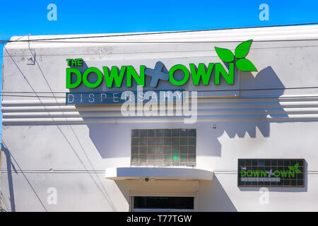 Die Innenstadt von Dispensary auf N 6th St, einer neu eingerichteten medizinisches Marihuana in Tucson AZ Stockfoto