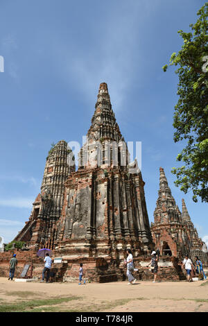 Wat Chaiwatthanaram, Ayutthaya, Thailand Stockfoto