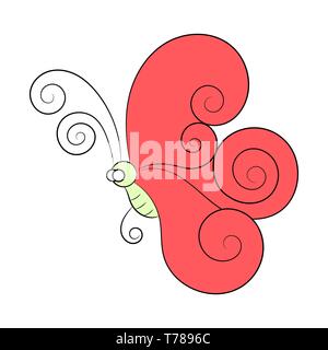 Butterfly abstrakt Vector Logo für Ihre Bedürfnisse. Stock Vektor