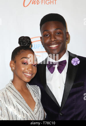 Mai 2019 - Beverly Hills, CA, USA - 04. Mai 2019 - Beverly Hills, Kalifornien - Eris Baker, Niles Fitch. Lupus LA Orange Ball 2019 im Beverly Wilshire Four Seasons Hotel. Foto: Faye Sadou/AdMedia Stockfoto