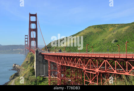 Golden Gate Bridge in San Francisco Stockfoto