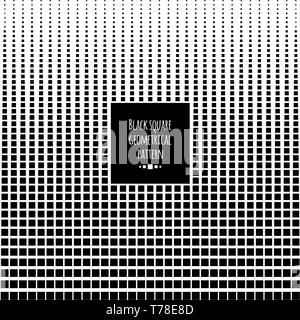 Quadrat blend geometrische Muster Stock Vektor