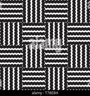 Abstrakte geometrische quadratischen Muster Stock Vektor