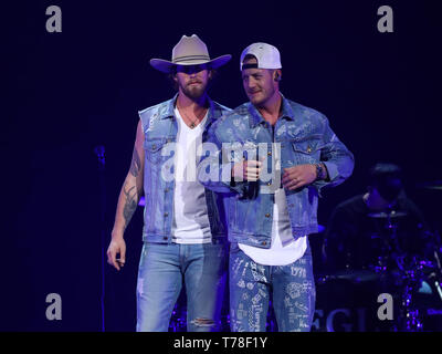 Mai 2019 - Austin, TX, USA - 04. Mai 2019 - Las Vegas, NV - Florida Georgia Line. 2019 iHeartCountry Festival im Frank Erwin Center in Austin, Texas. Foto: mjt/AdMedia Stockfoto