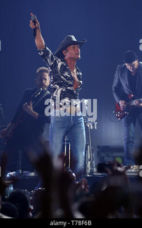 Mai 2019 - Austin, TX, USA - 04. Mai 2019 - Las Vegas, NV - Tim McGraw. 2019 iHeartCountry Festival im Frank Erwin Center in Austin, Texas. Foto: mjt/AdMedia Stockfoto