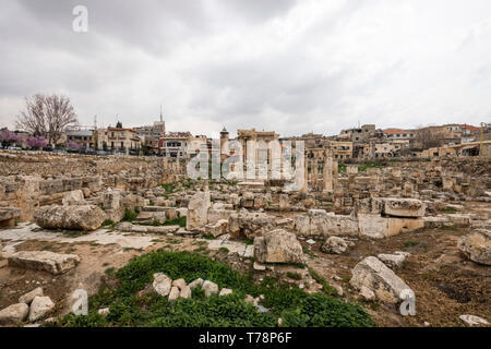 Baalbek, Libanon. Stockfoto