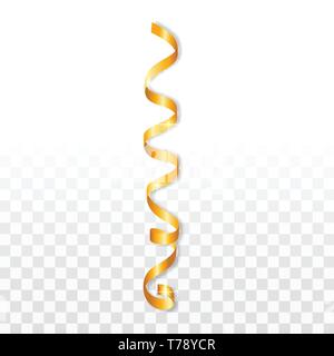 Dekorative gold Serpentine Symbol. Realistische Abbildung der dekorativen Gold serpentine Vektor Symbol für Web Design Stock Vektor