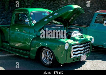 Palmview, QLD, Australien - 5. Mai, 2019: 1950 GMC Pickup Truck. Stockfoto