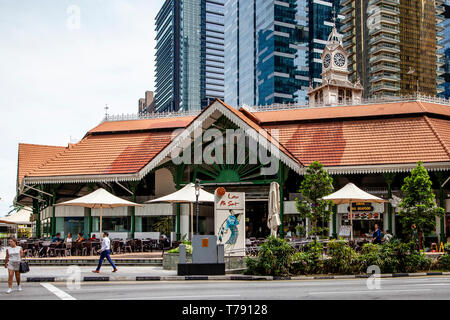 Lau Pa Sat Festival Market, Singapur, Südostasien Stockfoto