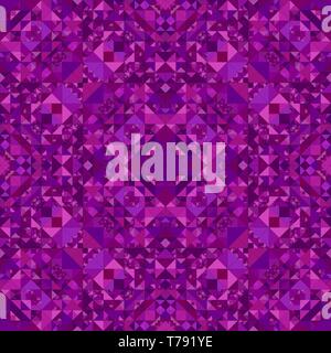 Purple abstract wiederholen Dreieck Mosaik Kaleidoskop Muster Tapete Stock Vektor
