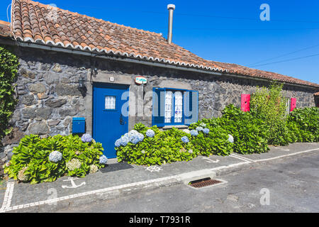 Typische Haus der Azoren, Sao Miguel Island, Portugal, Azoren Archipel Stockfoto