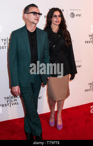 Sänger Dave Gahan Teilnahme an "Es dauert ein Verrückter' 2019 Tribeca Film Festival im Stella Artois Theater am BMCC Tribeca Performing Arts Center. Stockfoto