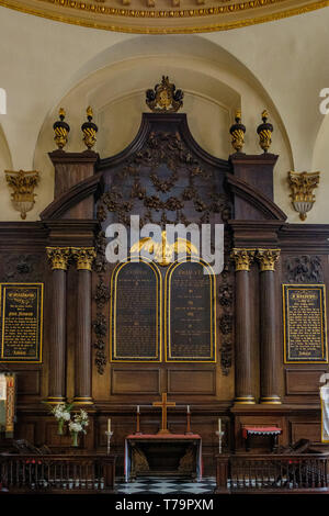 Pfarrkirche St. Maria, Abchurch Abchurch Lane, London Stockfoto