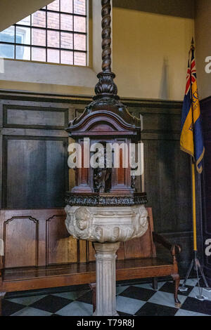 Pfarrkirche St. Maria, Abchurch Abchurch Lane, London Stockfoto