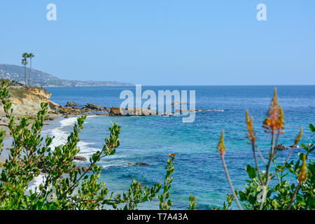 Linda Lane Park usa California Orange County Blau und Grün Stockfoto