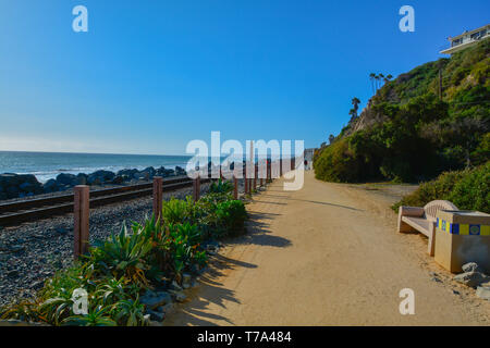 Linda Lane Park usa California Orange County Blau und Grün Stockfoto