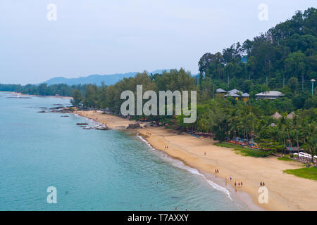 Strand, Erhöhte Ansicht, Khao Lak, Thailand Stockfoto