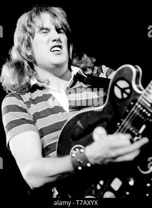 Zehn Jahre nach Amsterdam, Niederlande, 1974, (Foto Gijsbert Hanekroot) *** Local Caption *** Alvin Lee, zehn Jahre nach Stockfoto