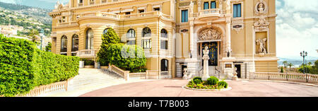 Kasino von Monte Carlo und das Opernhaus Gebäude, berühmten Platz in Monaco Stockfoto