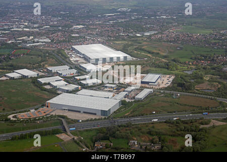 Luftaufnahme von Kingsway Business Park, Rochdale, Greater Manchester, UK Stockfoto