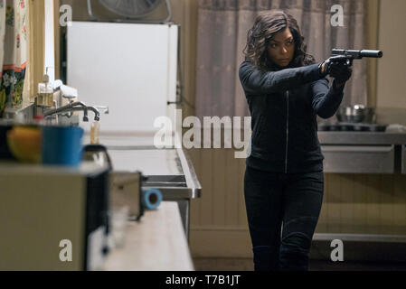 Proud Mary ist eine 2018 amerikanische blaxploitation Action-thriller Film unter der Regie von Babak Najafi, von einem Drehbuch geschrieben von John S. Newman und Christian Swegal. Der Film stars Taraji P. Henson, Billy Brown, Danny Glover, Neal McDonough, Xander Berkeley, Margaret Avery, und Jahi Di'Allo Winston. Dieses Foto ist nur für den redaktionellen Gebrauch bestimmt und unterliegen dem Copyright der Film Company und/oder der bezeichneten Fotograf durch den Film oder die Produktion Firma zugewiesen. Stockfoto