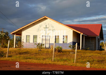 Die Muttergottes Kirche in Lethem Guyana Südamerika Stockfoto