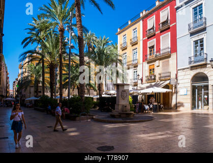 Plaza de la Santísima Faz. Alicante. Comunidad Valenciana. España Stockfoto