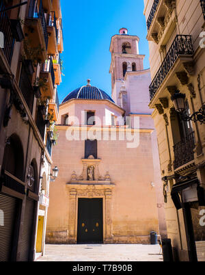 Iglesia Concatedral de San Nicolás de Bari. Alicante. Comunidad Valenciana. España Stockfoto