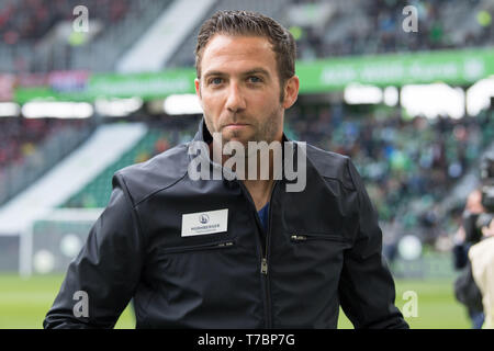 Wolfsburg, Deutschland. 04 Mai, 2019. Boris SCHOMMERS (Trainer, N), Porträt, Fußball 1. 1. Fussballbundesliga, 32. Spieltag VfL Wolfsburg (WOB) - 1.FC Nürnberg 2:0 am 04.05.2019 in Wolfsburg/Deutschland. € | Nutzung der weltweiten Kredit: dpa/Alamy leben Nachrichten Stockfoto