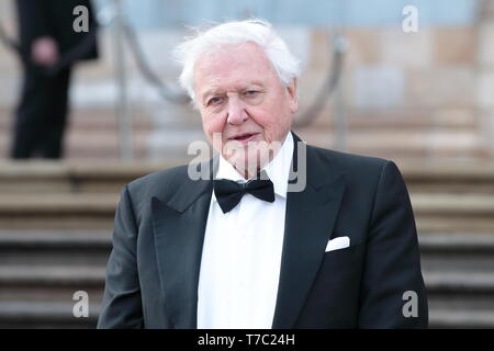 "Unser Planet" Weltpremiere statt am Natural History Museum - Ankunft mit: David Attenborough Wo: London, Vereinigtes Königreich, wenn: 04 Apr 2019 Credit: WENN.com Stockfoto