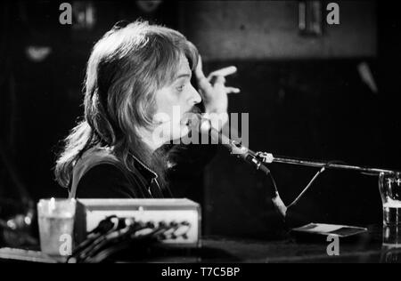 Amsterdam, Niederlande - 01 Januar: Leon Russell bei einem Konzert in der RAI Halle. Amsterdam, Niederlande, 1970 (Foto von Gijsbert Hanekroot) Stockfoto