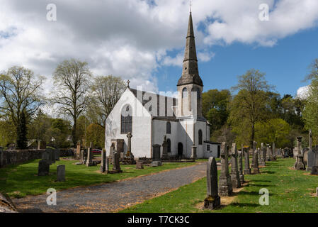 St. Andrews Kirche West Linton in den Scottish Borders Stockfoto