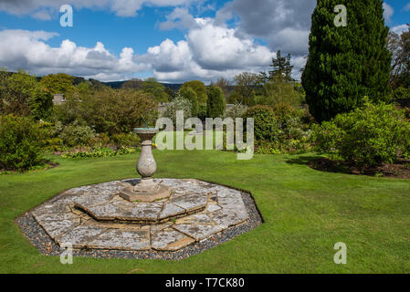 Innerhalb der ummauerten Garten in der Nähe von Peebles Kailzie im Tweed Valley Schottland Stockfoto