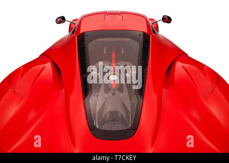 Roten Ferrari La Ferrari Stockfoto