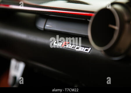 Roten Ferrari La Ferrari Stockfoto