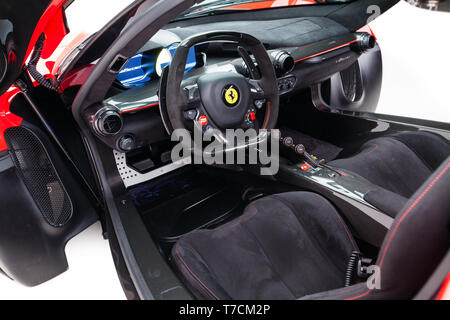 Roten Ferrari La Ferrari Stockfoto