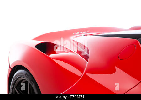 Roten Ferrari La Ferrari Stockfoto