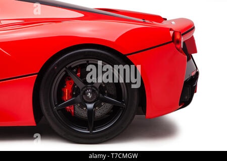 Roten Ferrari La Ferrari Stockfoto